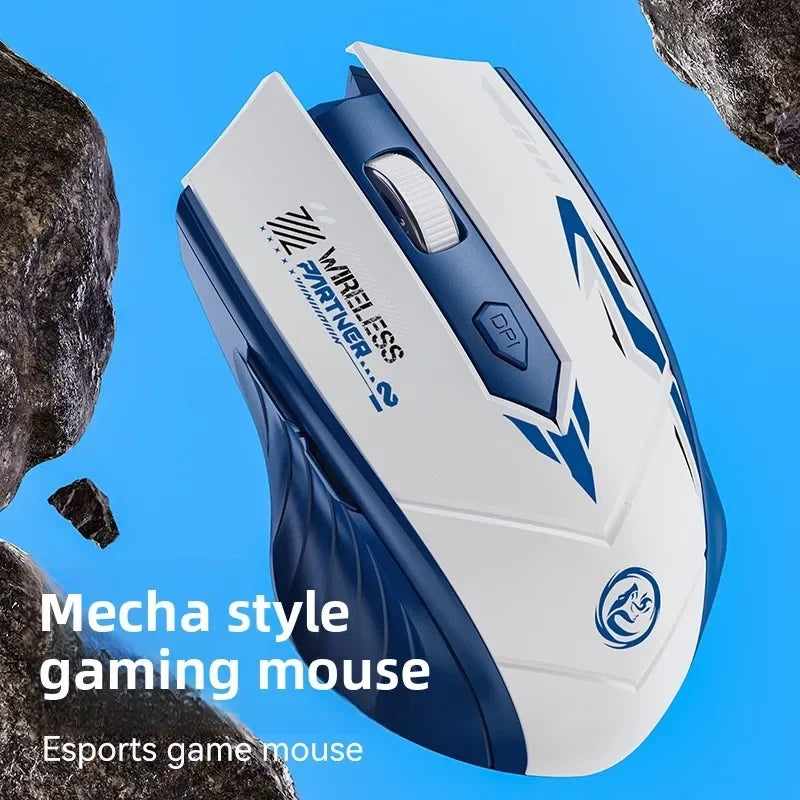 Bluetooth Mouse 2.4G USB Dual Mode Gaming Computer Rechargeable Wireless Mouse E-Sports 1600DPI PC Gamer Mouse For Computer