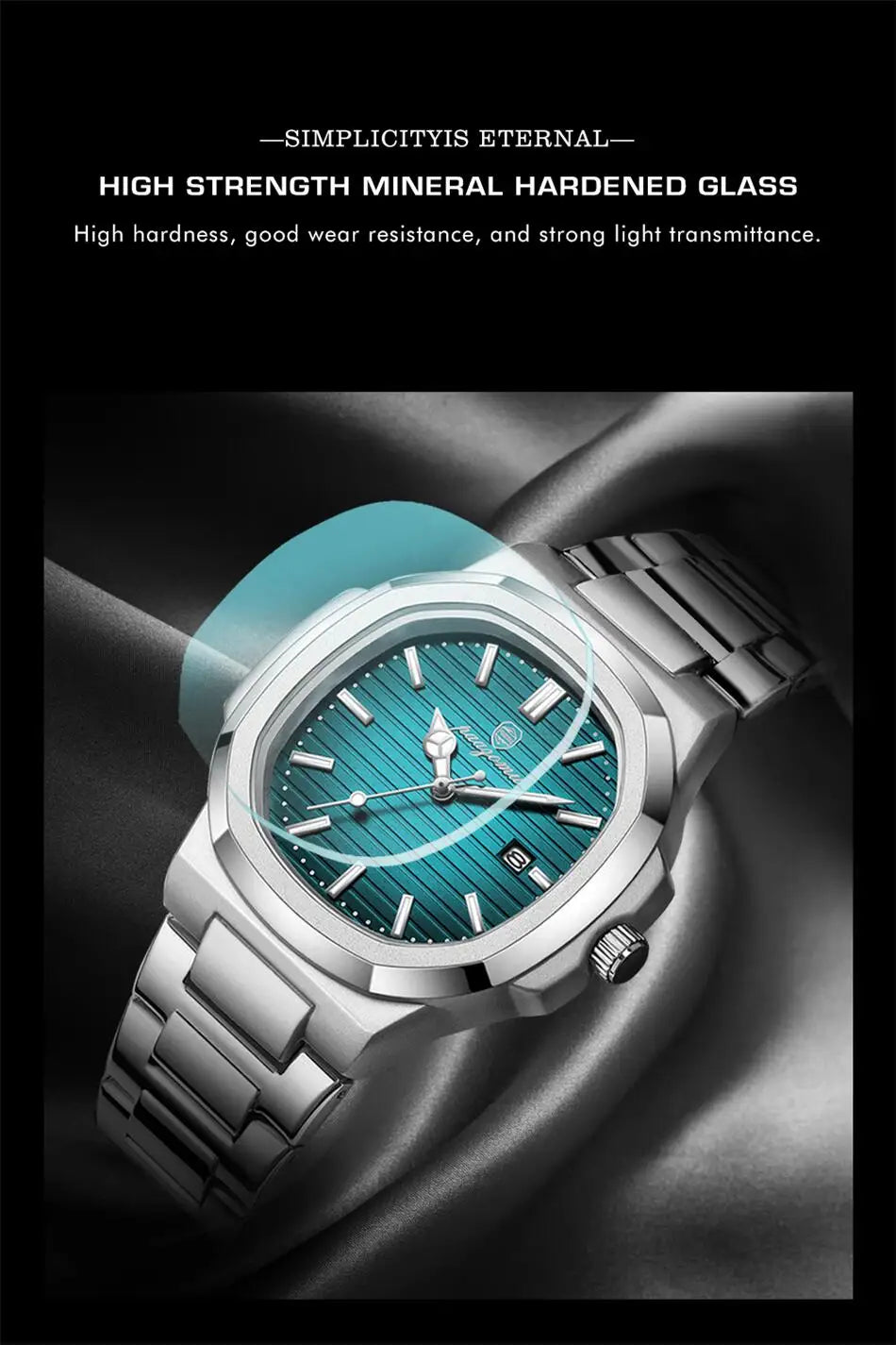 New For Men Fashion Brand Male Watch Waterproof Luminous Stainless Steel Watches  Date Week Casual Quartz Men's Clock Reloj