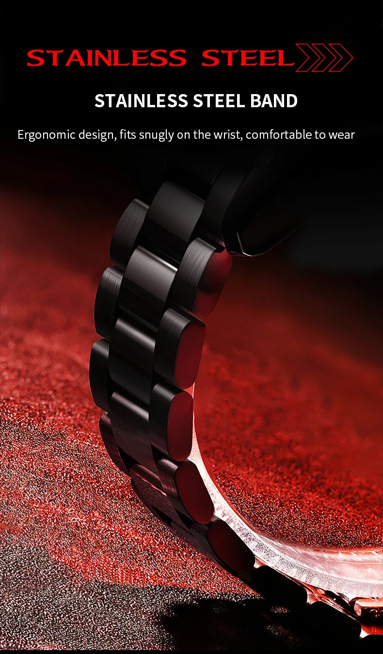 New Watch Car Series Creative Rotating Quartz Movement Sports Style Black Stainless Steel Clock Men Couple Gift Wrist Watch